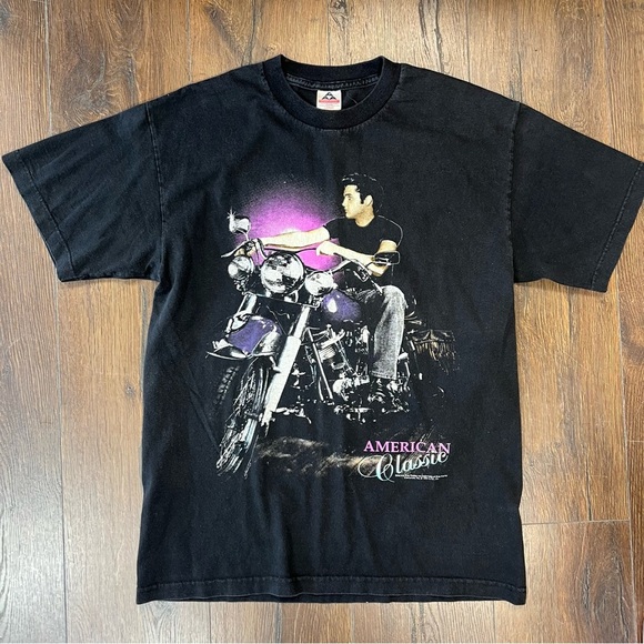 Alstyle apparel & activewear Vintage Elvis Presley tee SZ LG - Picture 1 of 4
